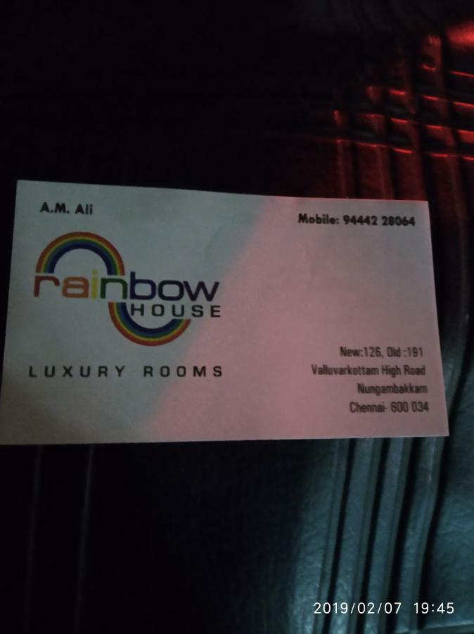 Rainbow House Luxury Rooms Chennai Esterno foto